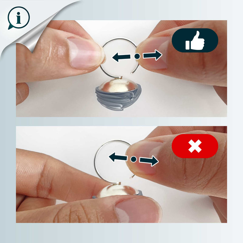 ANILLO ECOSOL - Hecho a mano - Ajustable - Plata de ley 925 y baño en oro de 24K - Plástico reciclado de los revestimientos de las tapas de botellas