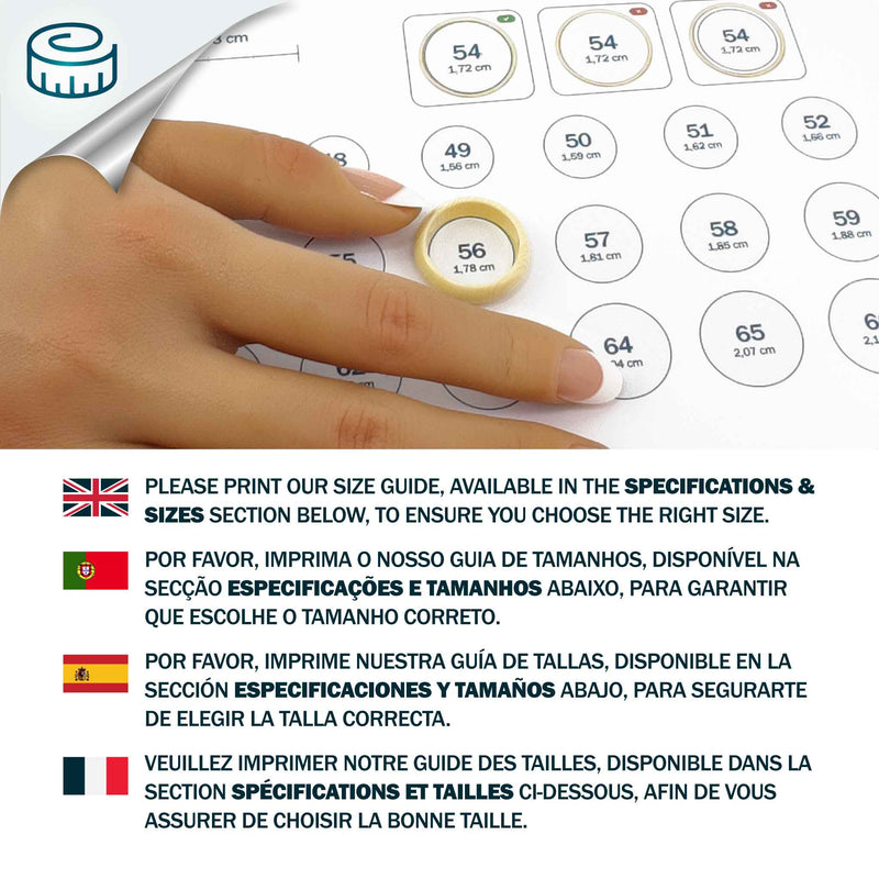ANILLO ROSÏA - Hecho a mano - Bañado en oro de 24 quilates