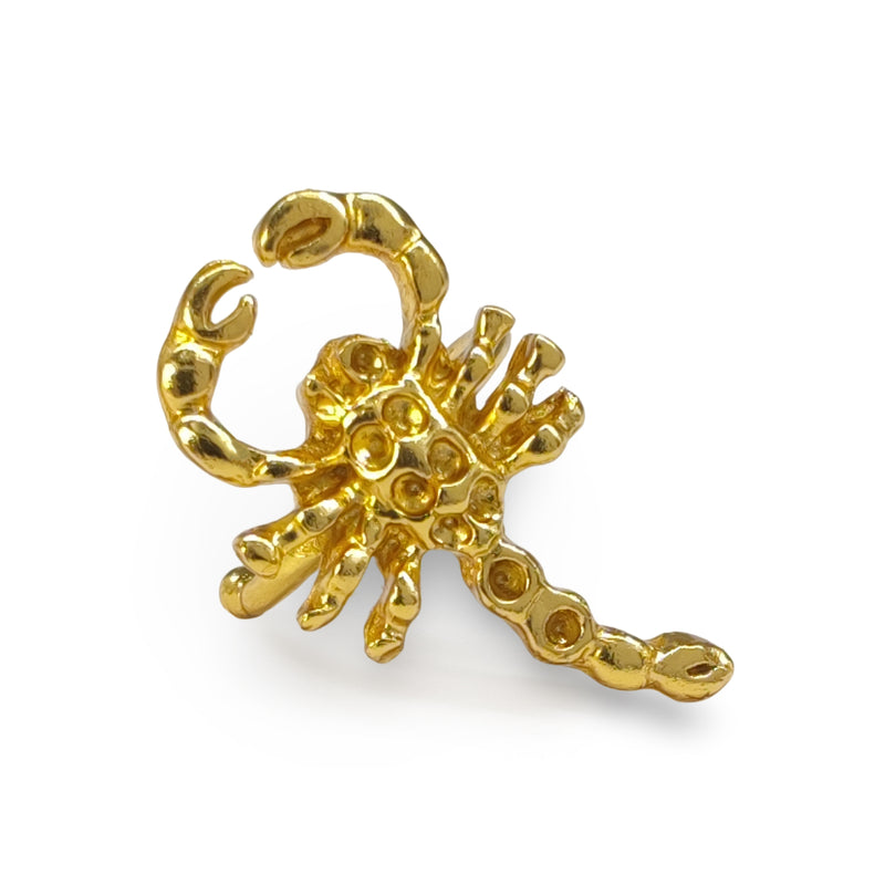 EARCUFF MUISCA ESCORPIÓN - Unisex - Hecho a mano - Bañado en oro de 24 quilates