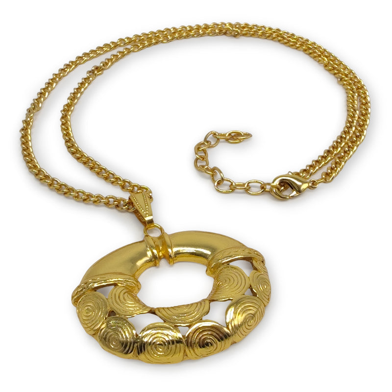COLLAR ELDORADO TAIRONA - Hecho a mano - Bañado en oro de 24 quilates
