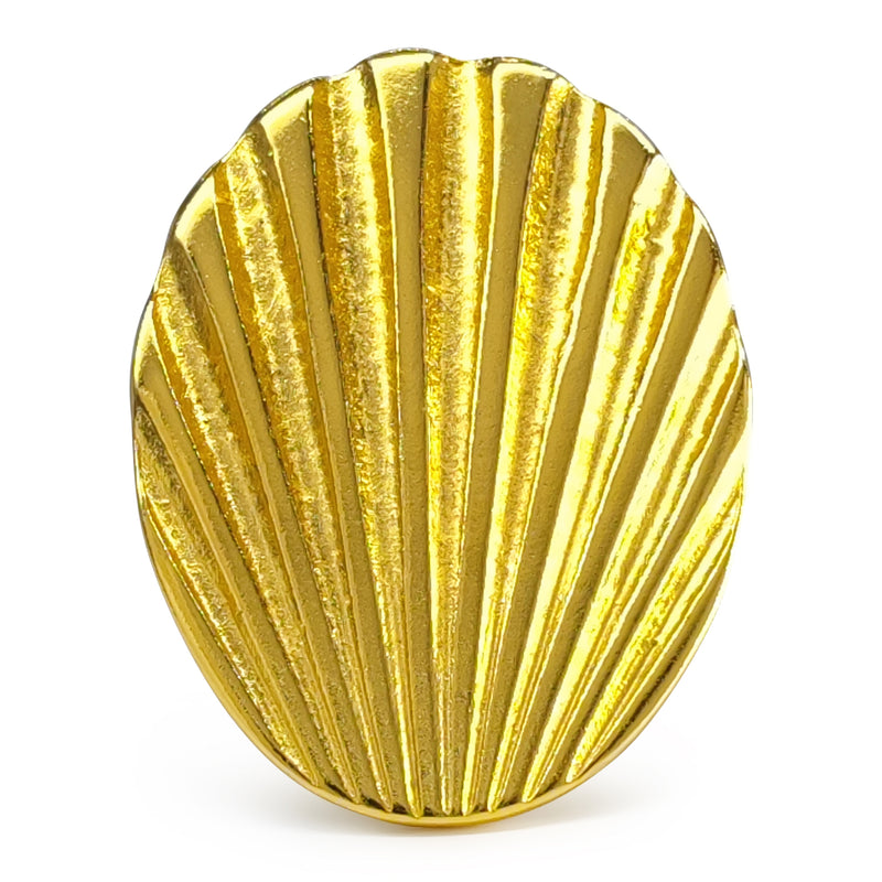 ANILLO ISLA - Hecho a mano - Bañado en oro de 24 quilates