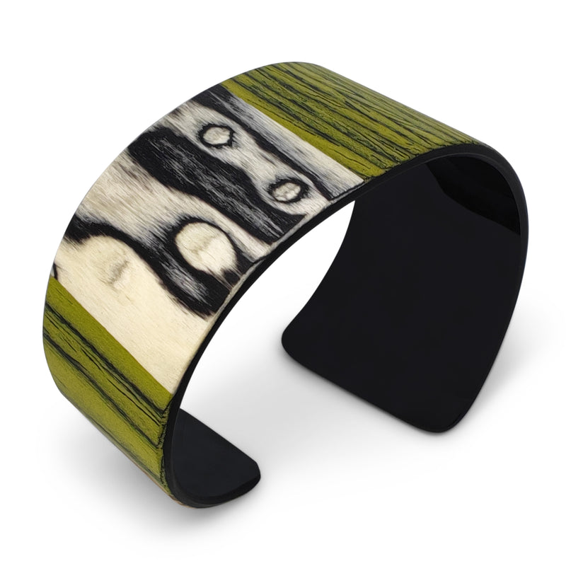 BRAZALETE ARBOREAL - Unisex - Hecho a mano - Chapa de madera natural
