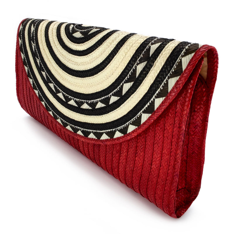 CLUTCH ZENÚ - Hecho a mano - Caña brava trenzada (caña flecha)