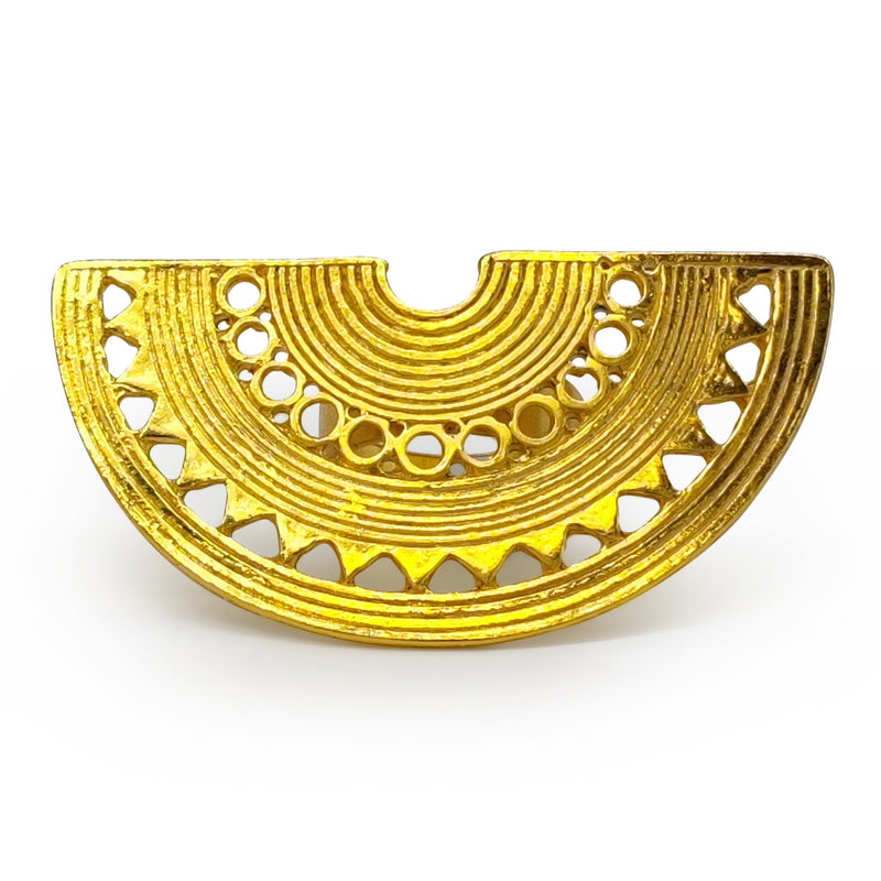 ANILLO NARIGUERA - Hecho a mano - Bañado en oro de 24 quilates