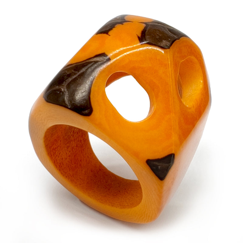 ANILLO GÉNESIS - Hecho a mano - Tagua (marfil vegetal)