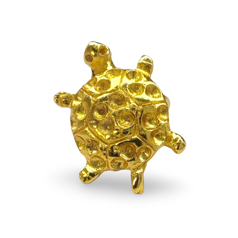EARCUFF MUISCA TORTUGA - Unisex - Hecho a mano - Bañado en oro de 24 quilates