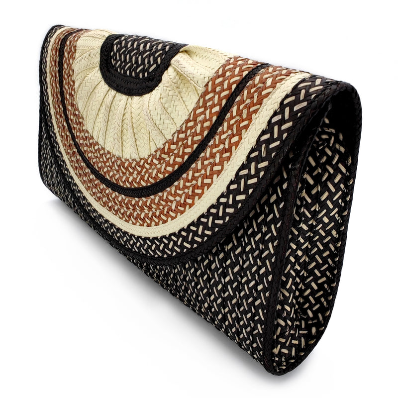 CLUTCH ZENÚ - Hecho a mano - Caña brava trenzada (caña flecha)