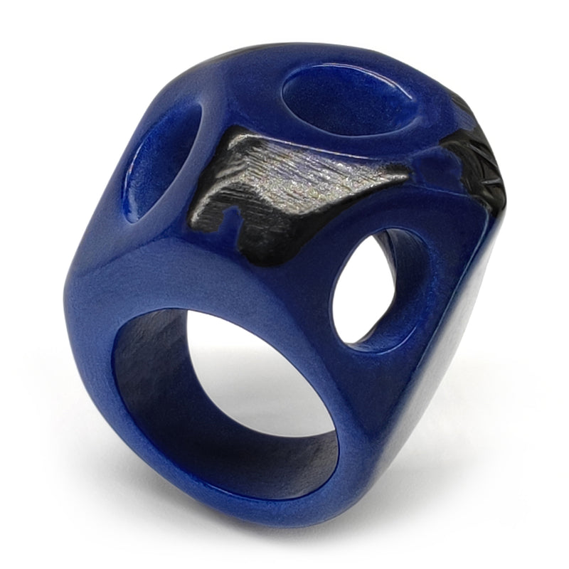 ANILLO GÉNESIS - Hecho a mano - Tagua (marfil vegetal)