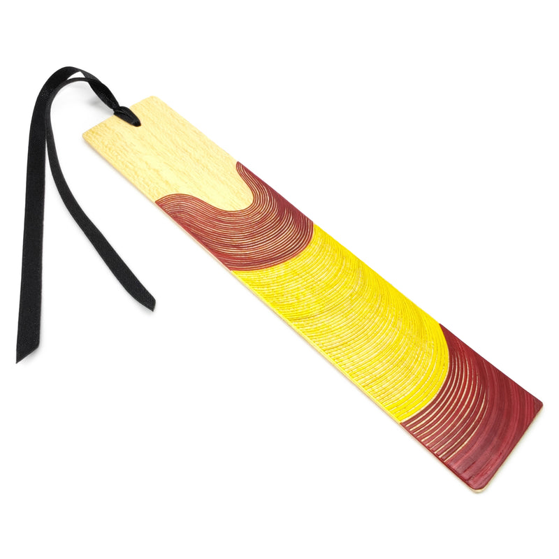 MARCAPÁGINAS ESPAÑA - COLECCIÓN DE EQUIPOS NACIONALES - El arte del tamo - Madera clara decorada con paja de trigo y cebada (enchapado en tamo)