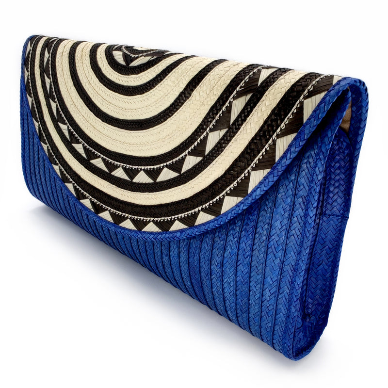 CLUTCH ZENÚ - Hecho a mano - Caña brava trenzada (caña flecha)