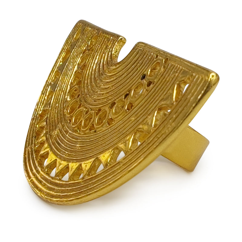 ANILLO NARIGUERA - Hecho a mano - Bañado en oro de 24 quilates