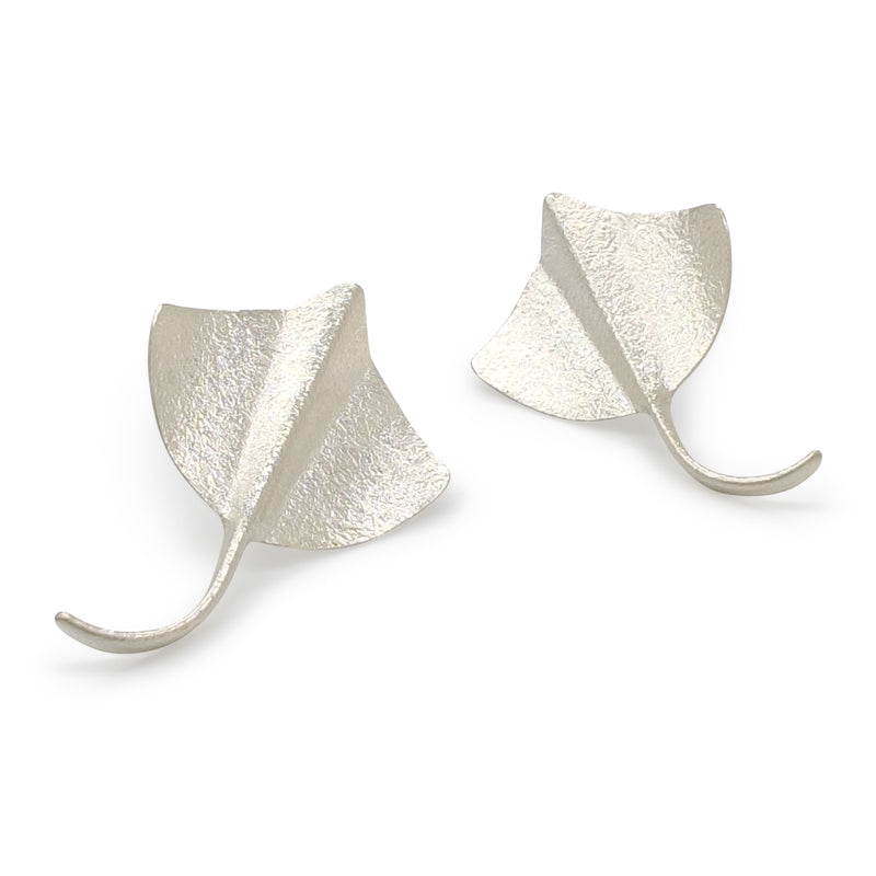 PENDIENTES MARINA RAY - Hechos a mano - Plata