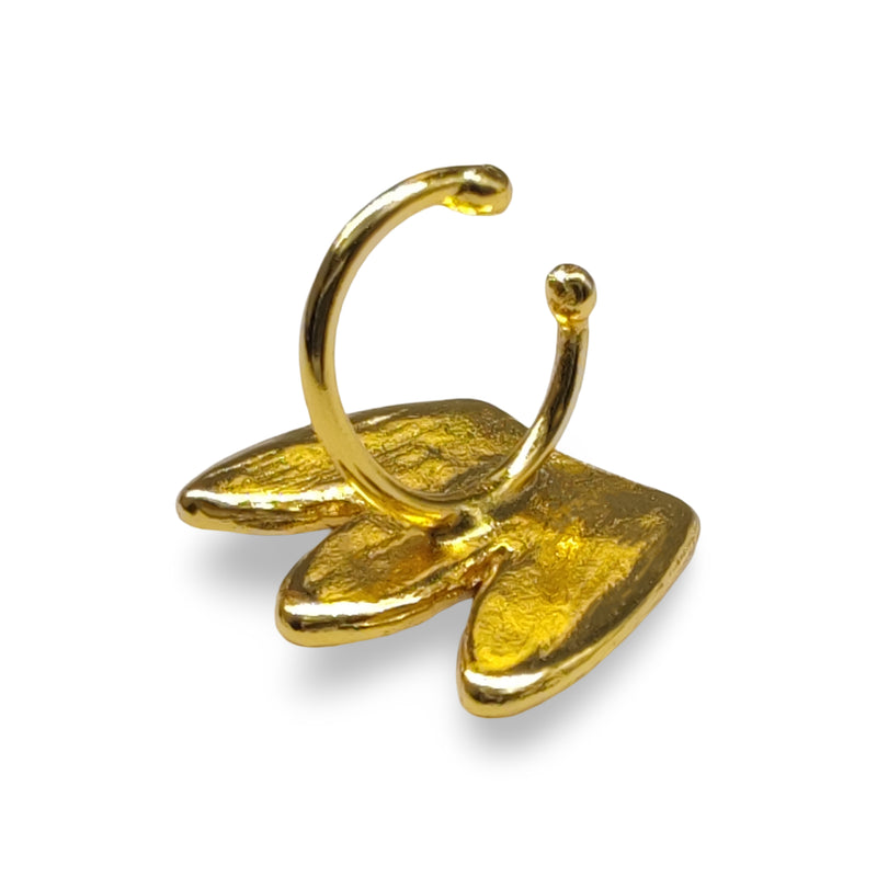 EARCUFF MUISCA ALITA - Unisex - Hecho a mano - Bañado en oro de 24 quilates
