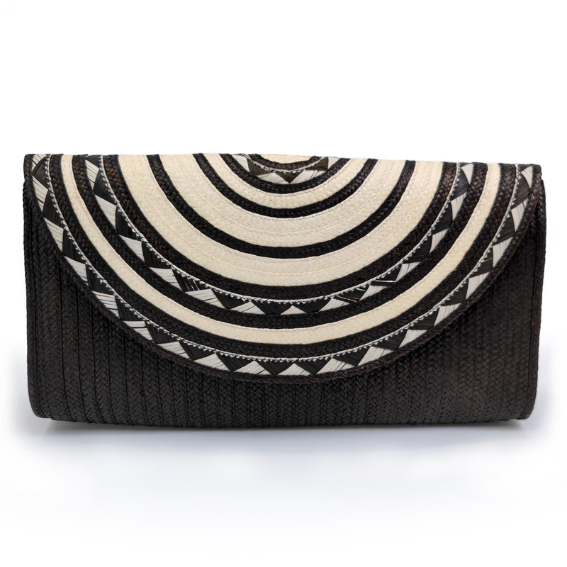 CLUTCH ZENÚ - Hecho a mano - Caña brava trenzada (caña flecha)