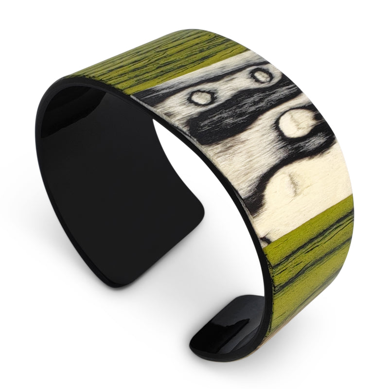 BRAZALETE ARBOREAL - Unisex - Hecho a mano - Chapa de madera natural