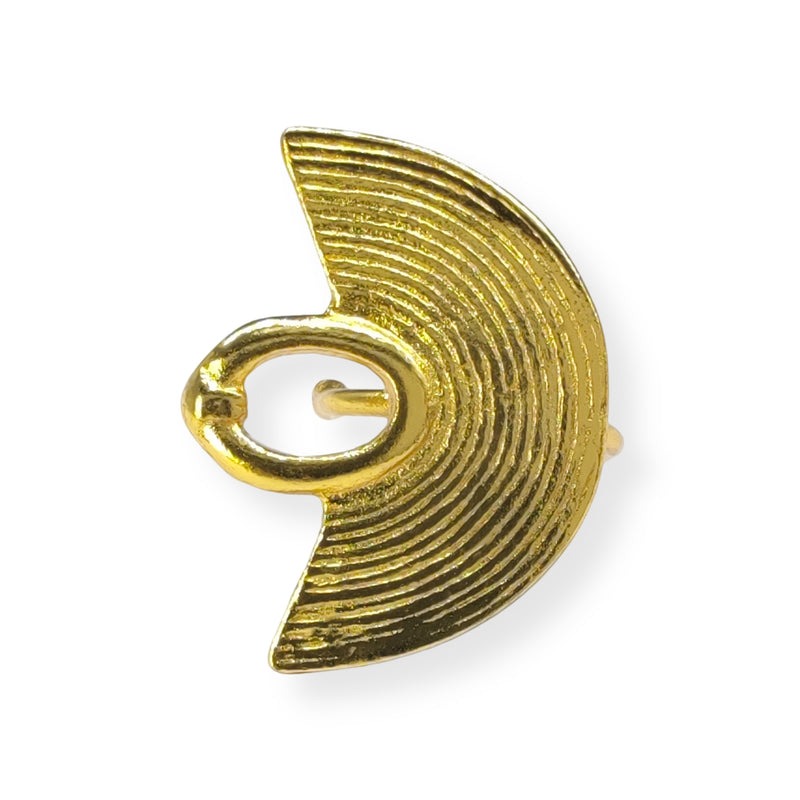 EARCUFF MUISCA NARIGUERA - Unisex - Hecho a mano - Bañado en oro de 24 quilates