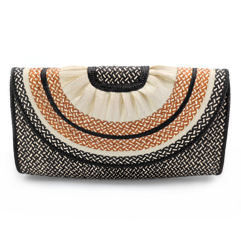CLUTCH ZENÚ - Hecho a mano - Caña brava trenzada (caña flecha)