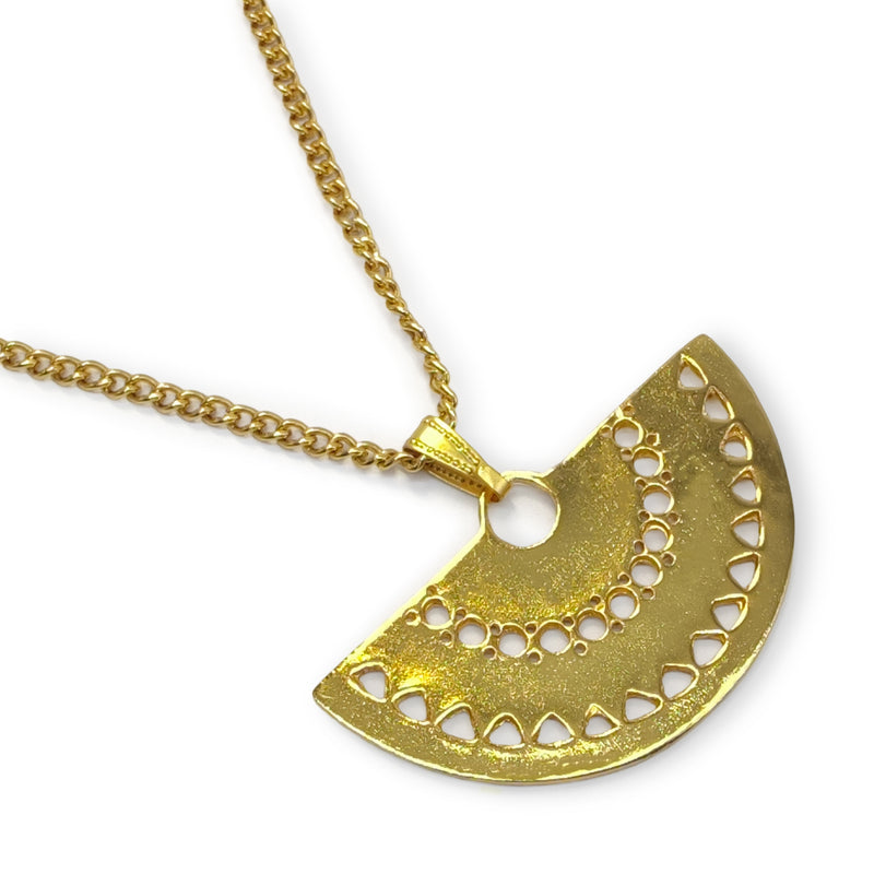COLLAR ELDORADO NARIGUERA - Hecho a mano - Bañado en oro de 24 quilates