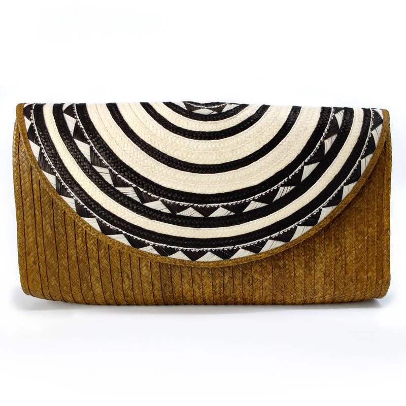 CLUTCH ZENÚ - Hecho a mano - Caña brava trenzada (caña flecha)