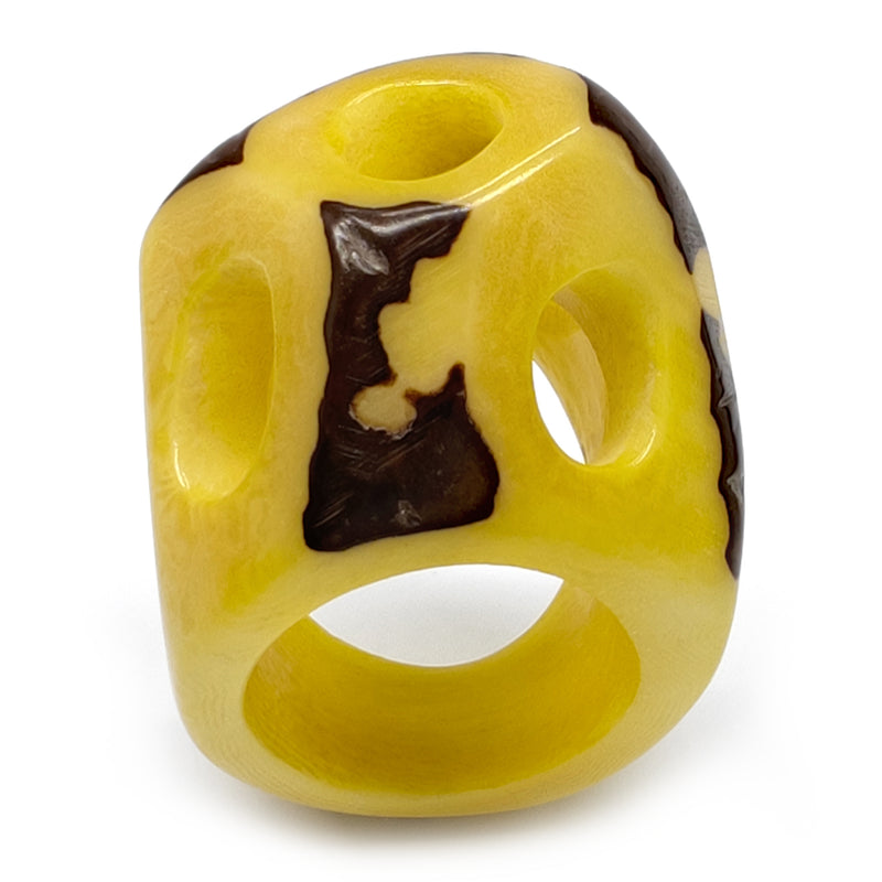 ANILLO GÉNESIS - Hecho a mano - Tagua (marfil vegetal)