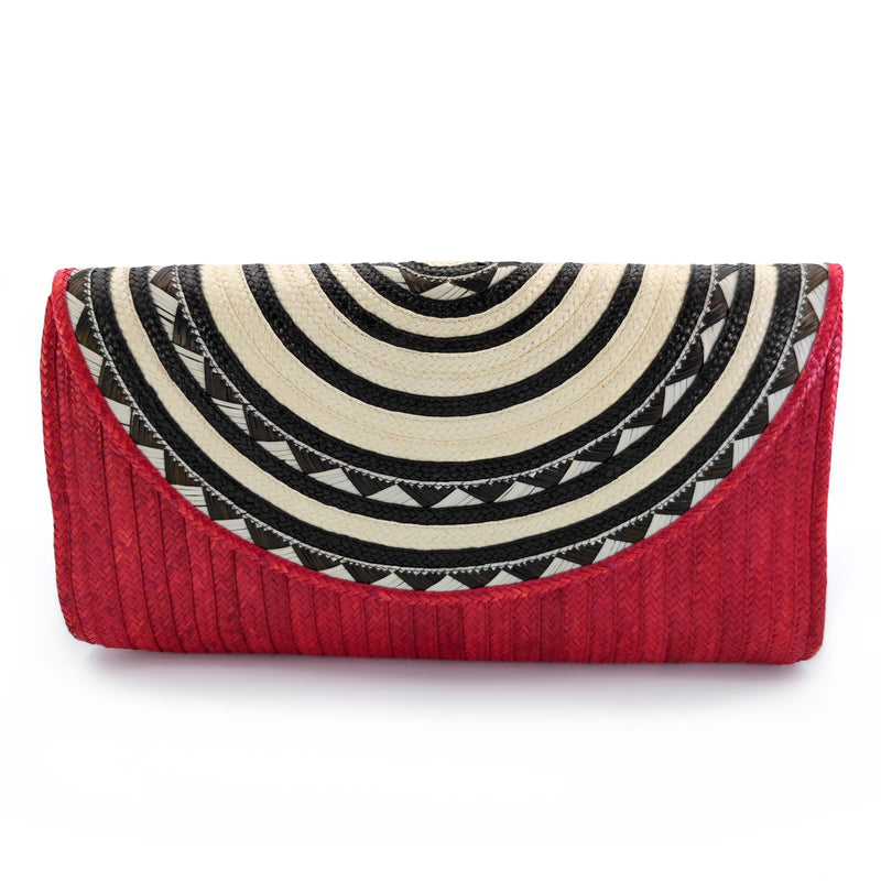 CLUTCH ZENÚ - Hecho a mano - Caña brava trenzada (caña flecha)