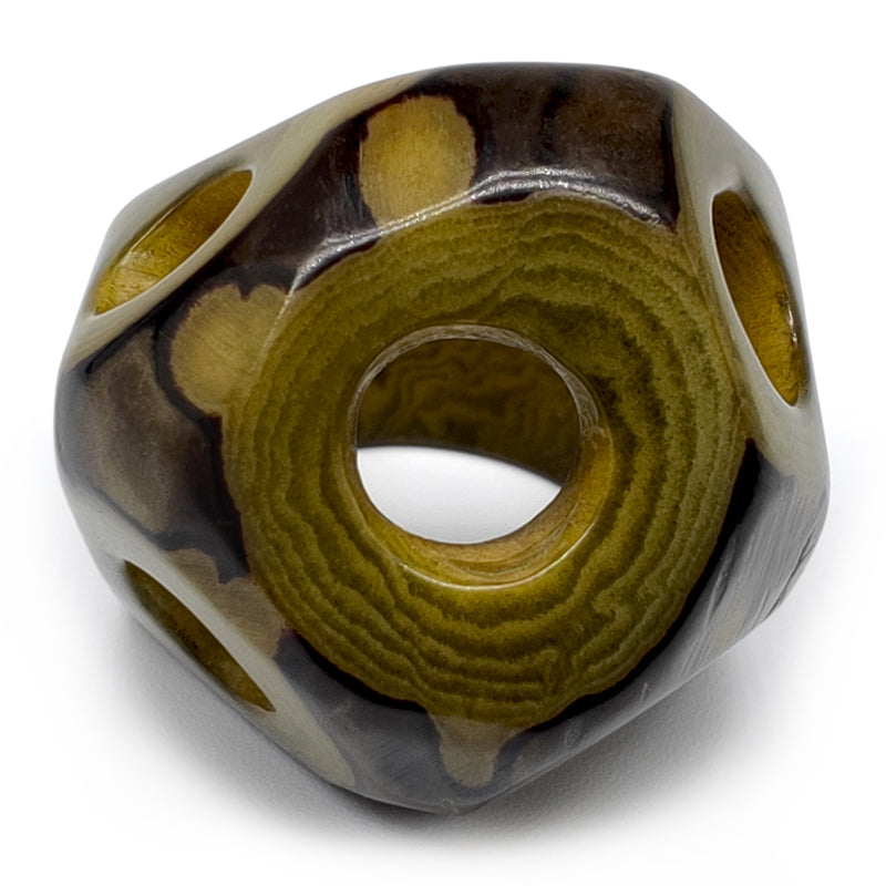 ANILLO GÉNESIS - Hecho a mano - Tagua (marfil vegetal)