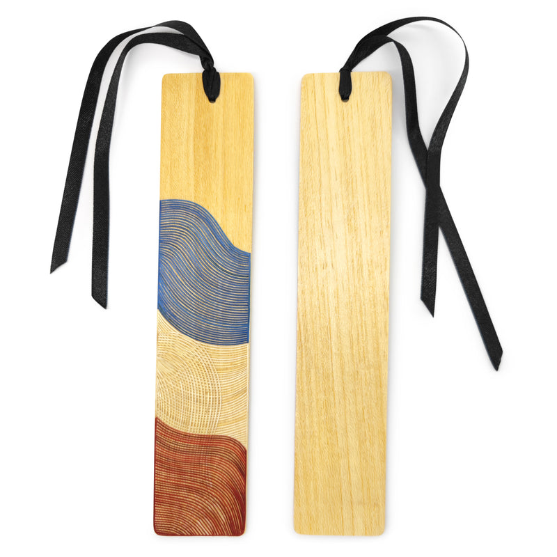 MARCAPÁGINAS FRANCIA - COLECCIÓN DE EQUIPOS NACIONALES - El arte del tamo - Madera clara decorada con paja de trigo y cebada (enchapado en tamo)