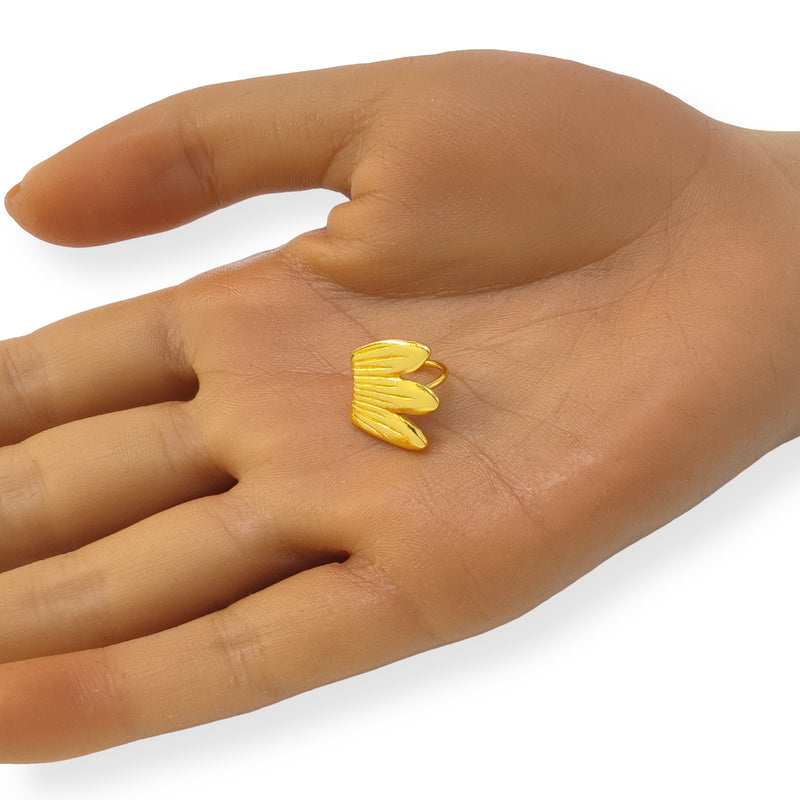 EARCUFF MUISCA ALITA - Unisex - Hecho a mano - Bañado en oro de 24 quilates