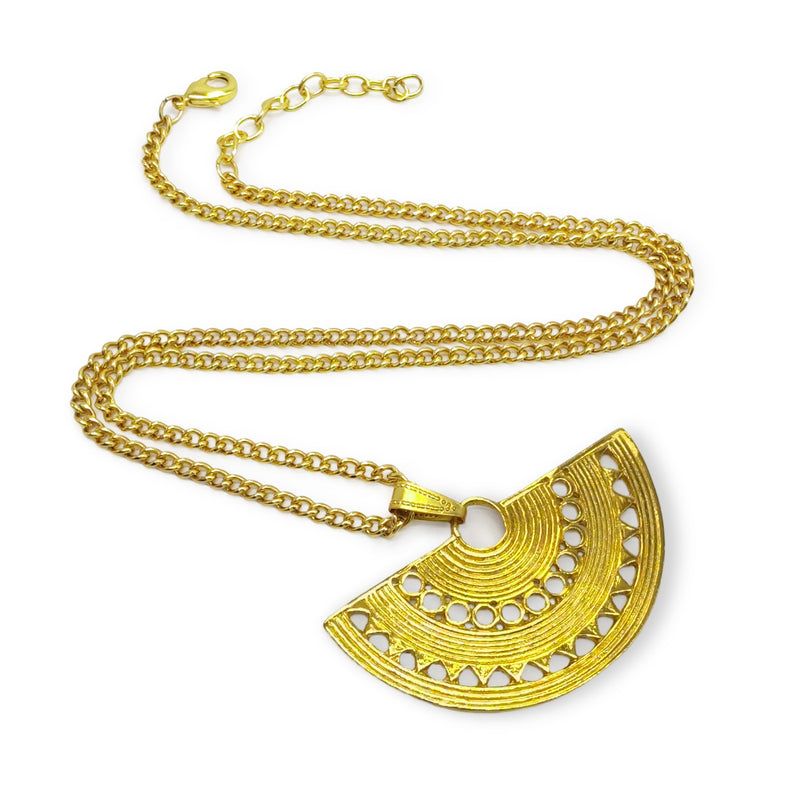 COLLAR ELDORADO NARIGUERA - Hecho a mano - Bañado en oro de 24 quilates
