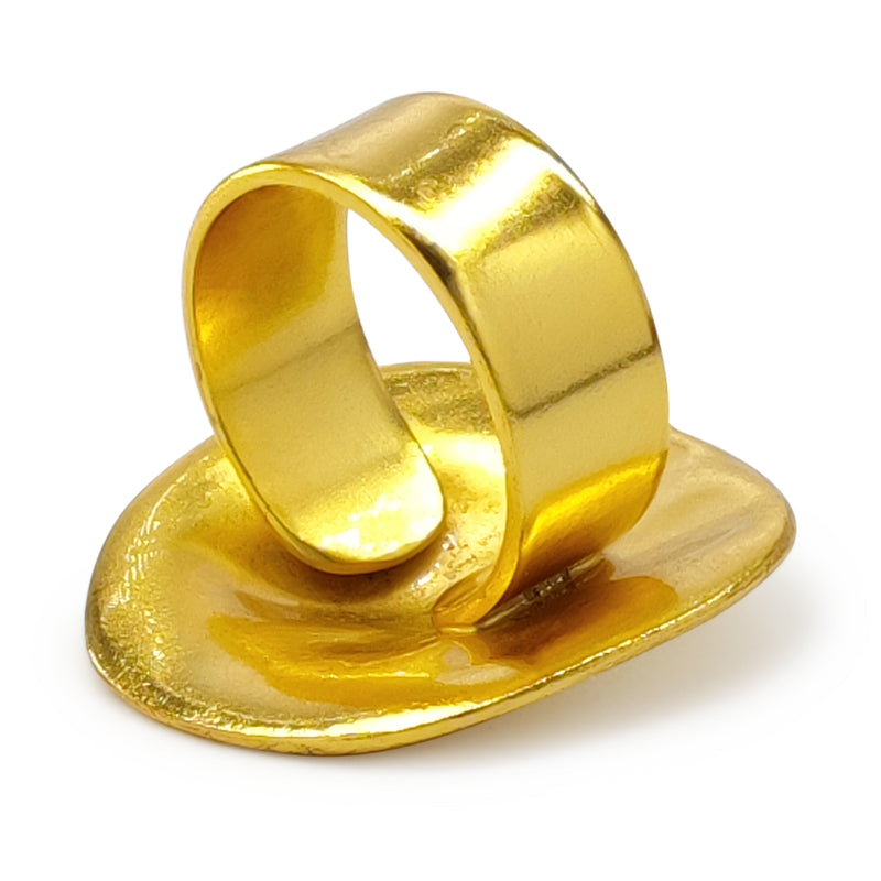ANILLO ANAÏS - Hecho a mano - Bañado en oro de 24 quilates