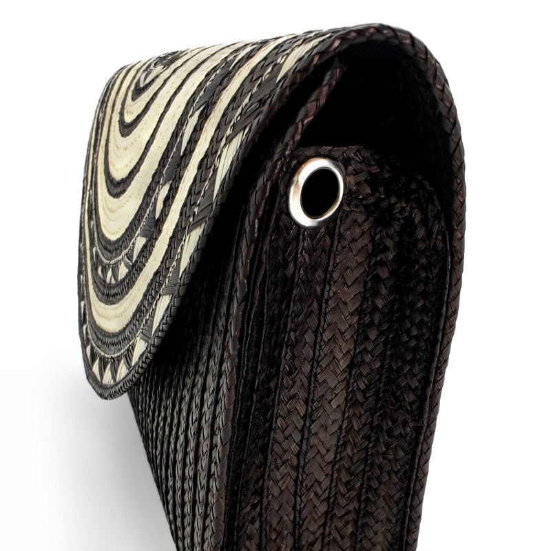 CLUTCH ZENÚ - Hecho a mano - Caña brava trenzada (caña flecha)