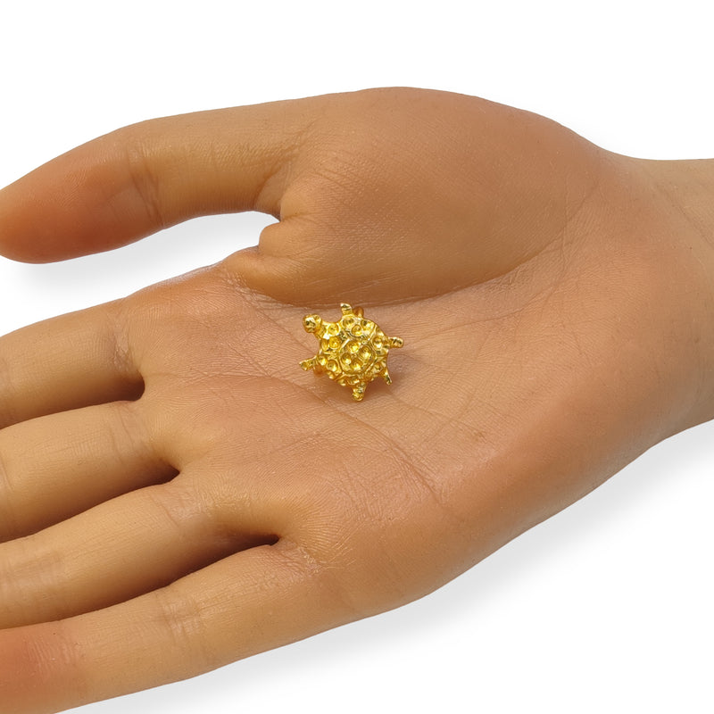 EARCUFF MUISCA TORTUGA - Unisex - Hecho a mano - Bañado en oro de 24 quilates