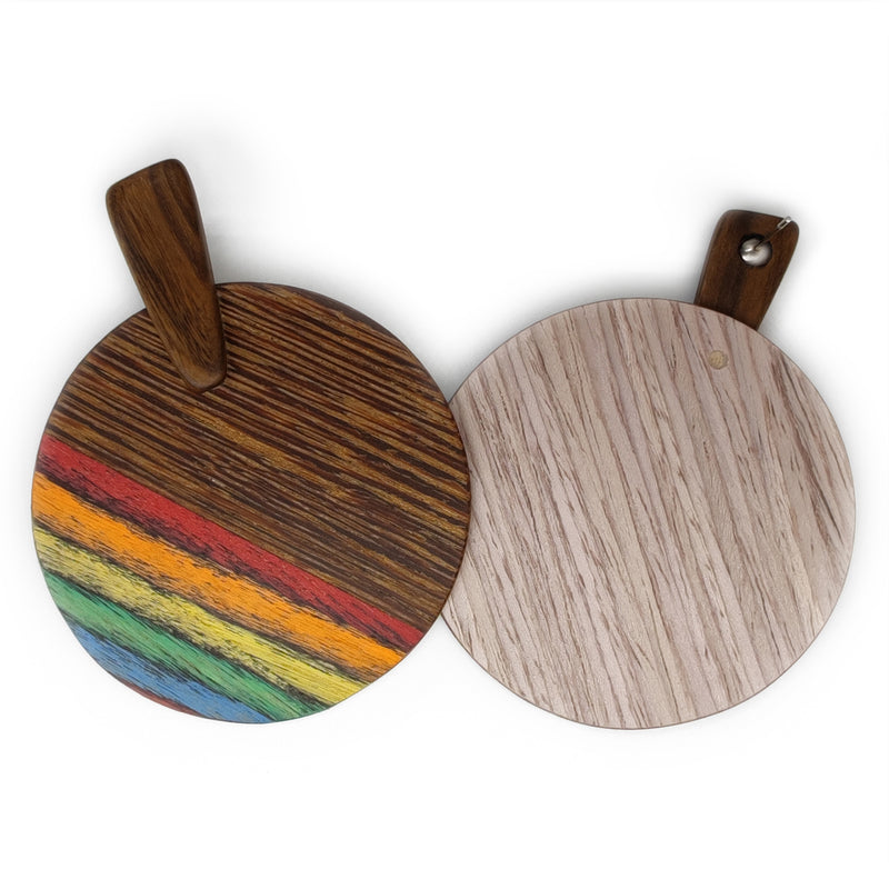 PENDIENTES WOODIE SOL - Hechos a mano - Madera contrachapada de 3 capas cruzadas