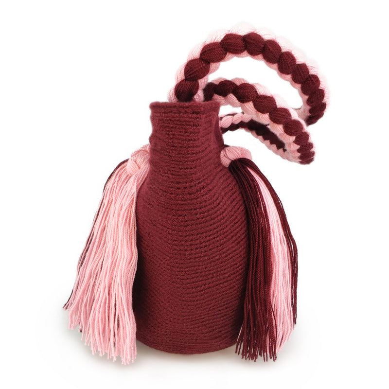 BOLSO WAYUU UMAKI - Tamaño MINI - Tejido manualmente a ganchillo por mujeres de la comunidad indígena Wayuu en La Guajira (Colombia)