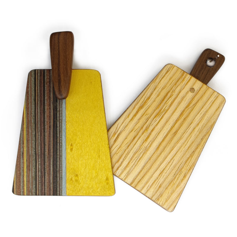 PENDIENTES WOODIE TRAPEZE - Hechos a mano - Madera contrachapada de 3 capas cruzadas