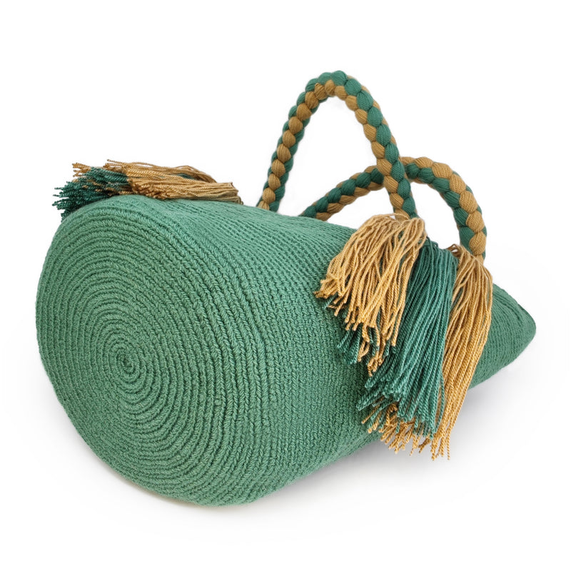 BOLSO WAYUU UMAKI - Tamaño MINI - Tejido manualmente a ganchillo por mujeres de la comunidad indígena Wayuu en La Guajira (Colombia)