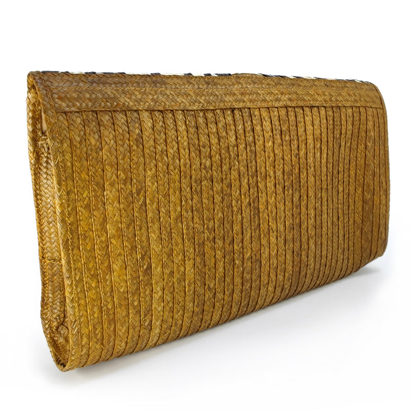 CLUTCH ZENÚ - Hecho a mano - Caña brava trenzada (caña flecha)