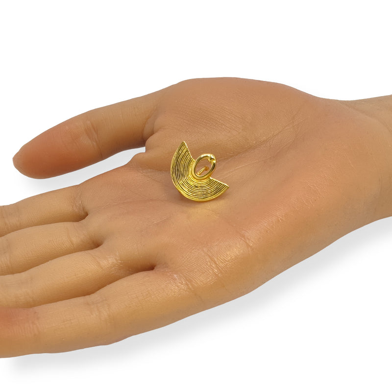 EARCUFF MUISCA NARIGUERA - Unisex - Hecho a mano - Bañado en oro de 24 quilates