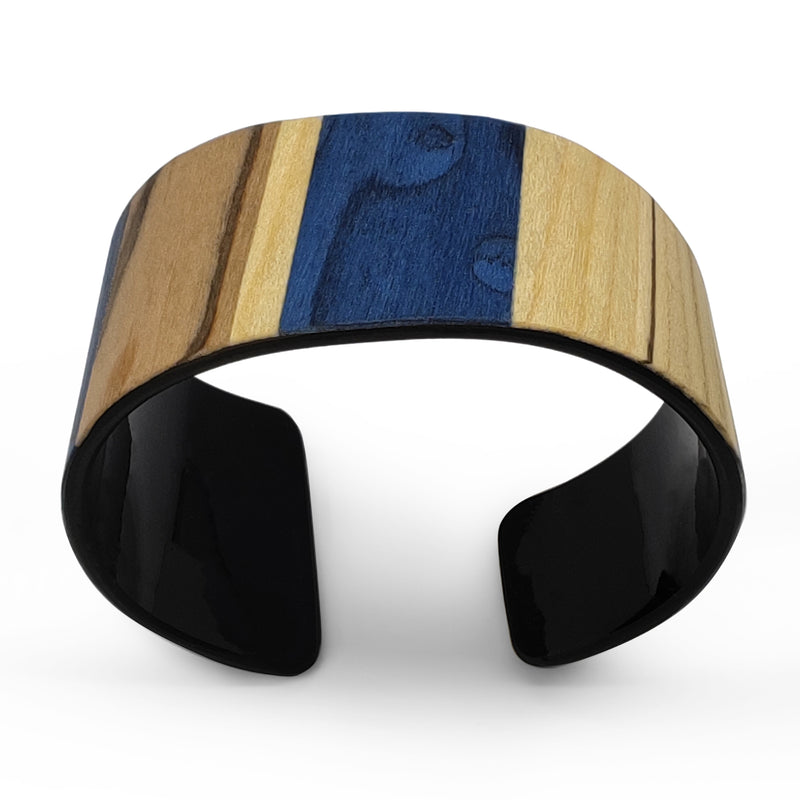 BRAZALETE ARBOREAL - Unisex - Hecho a mano - Chapa de madera natural
