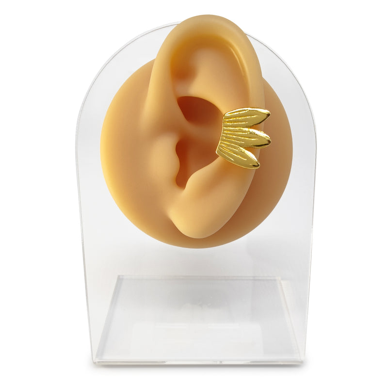 EARCUFF MUISCA ALITA - Unisex - Hecho a mano - Bañado en oro de 24 quilates