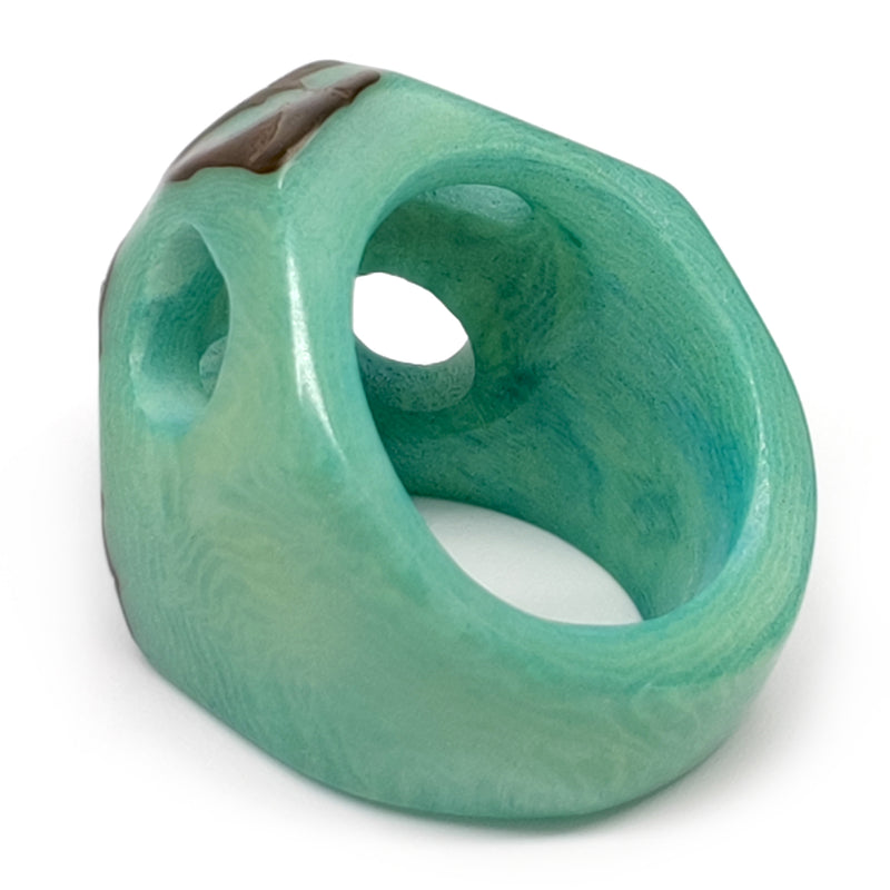 ANILLO GÉNESIS - Hecho a mano - Tagua (marfil vegetal)