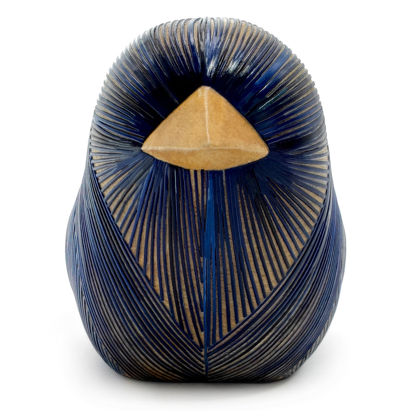 AVE DECORATIVA ANDINA - El arte del tamo - Madera decorada con paja de trigo y cebada (enchapado en tamo)