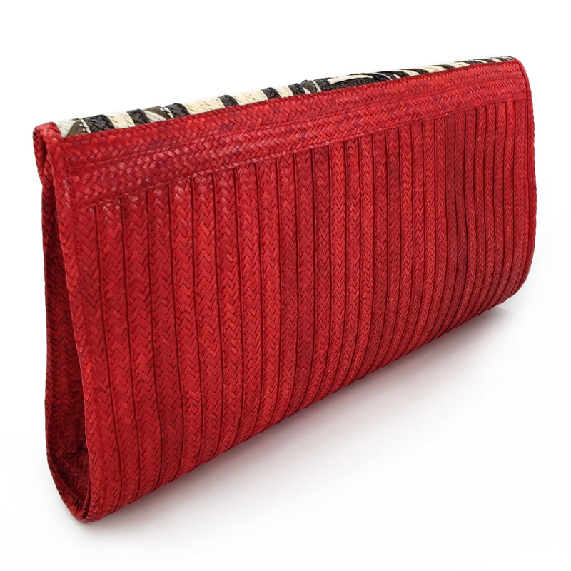 CLUTCH ZENÚ - Hecho a mano - Caña brava trenzada (caña flecha)