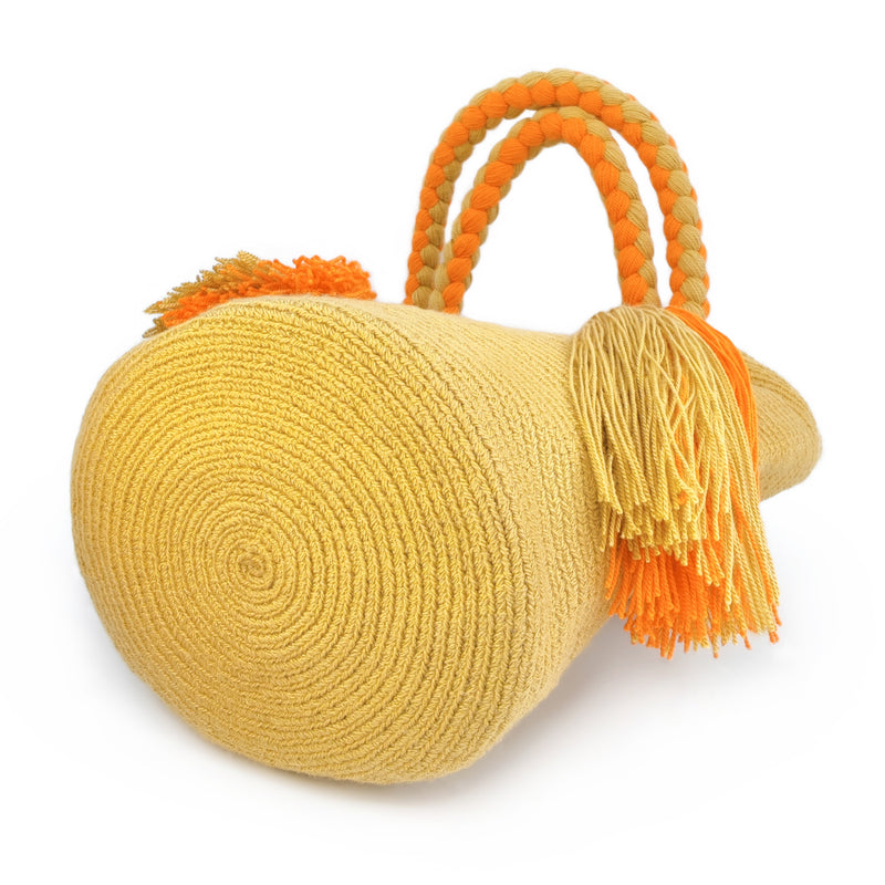 BOLSO WAYUU UMAKI - Tamaño MINI - Tejido manualmente a ganchillo por mujeres de la comunidad indígena Wayuu en La Guajira (Colombia)