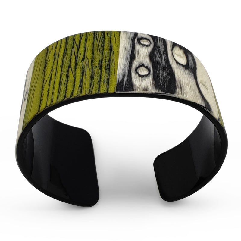 BRAZALETE ARBOREAL - Unisex - Hecho a mano - Chapa de madera natural