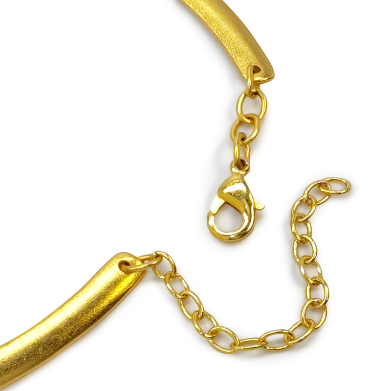 COLLAR SUNNIE - Hecho a mano - Bañado en oro de 24 quilates