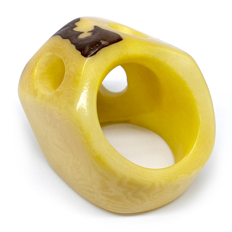 ANILLO GÉNESIS - Hecho a mano - Tagua (marfil vegetal)