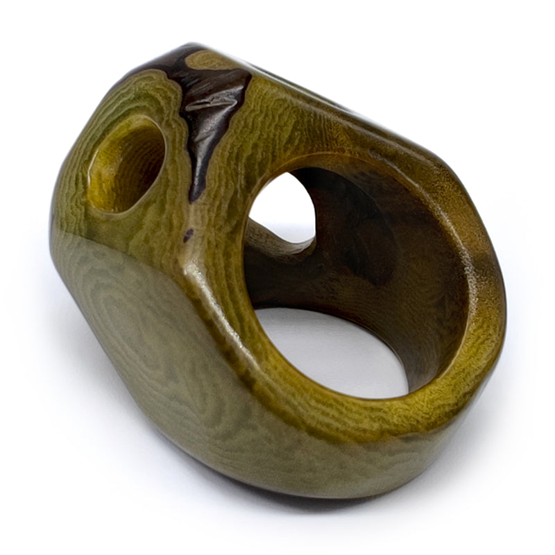 ANILLO GÉNESIS - Hecho a mano - Tagua (marfil vegetal)