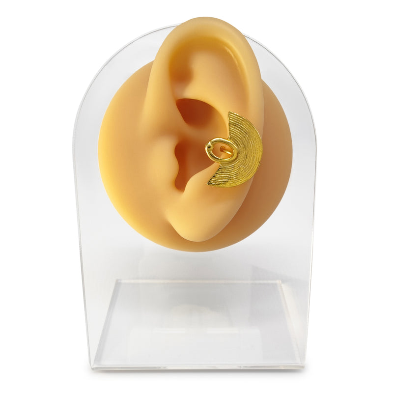 EARCUFF MUISCA NARIGUERA - Unisex - Hecho a mano - Bañado en oro de 24 quilates