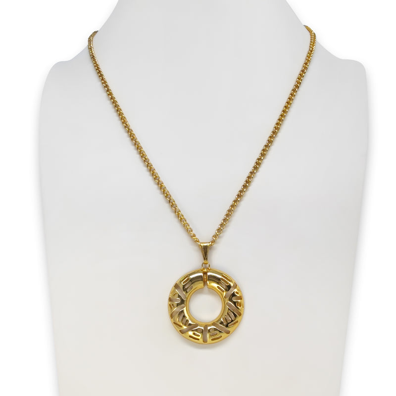 COLLAR ELDORADO ARETERA - Hecho a mano - Bañado en oro de 24 quilates